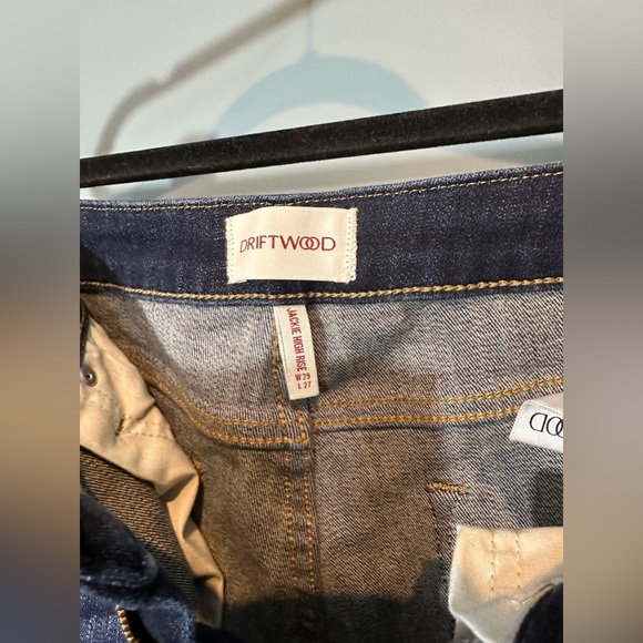 Driftwood Jackie High Rise Skinny Jeans in Dark Wash - Picture 9 of 12